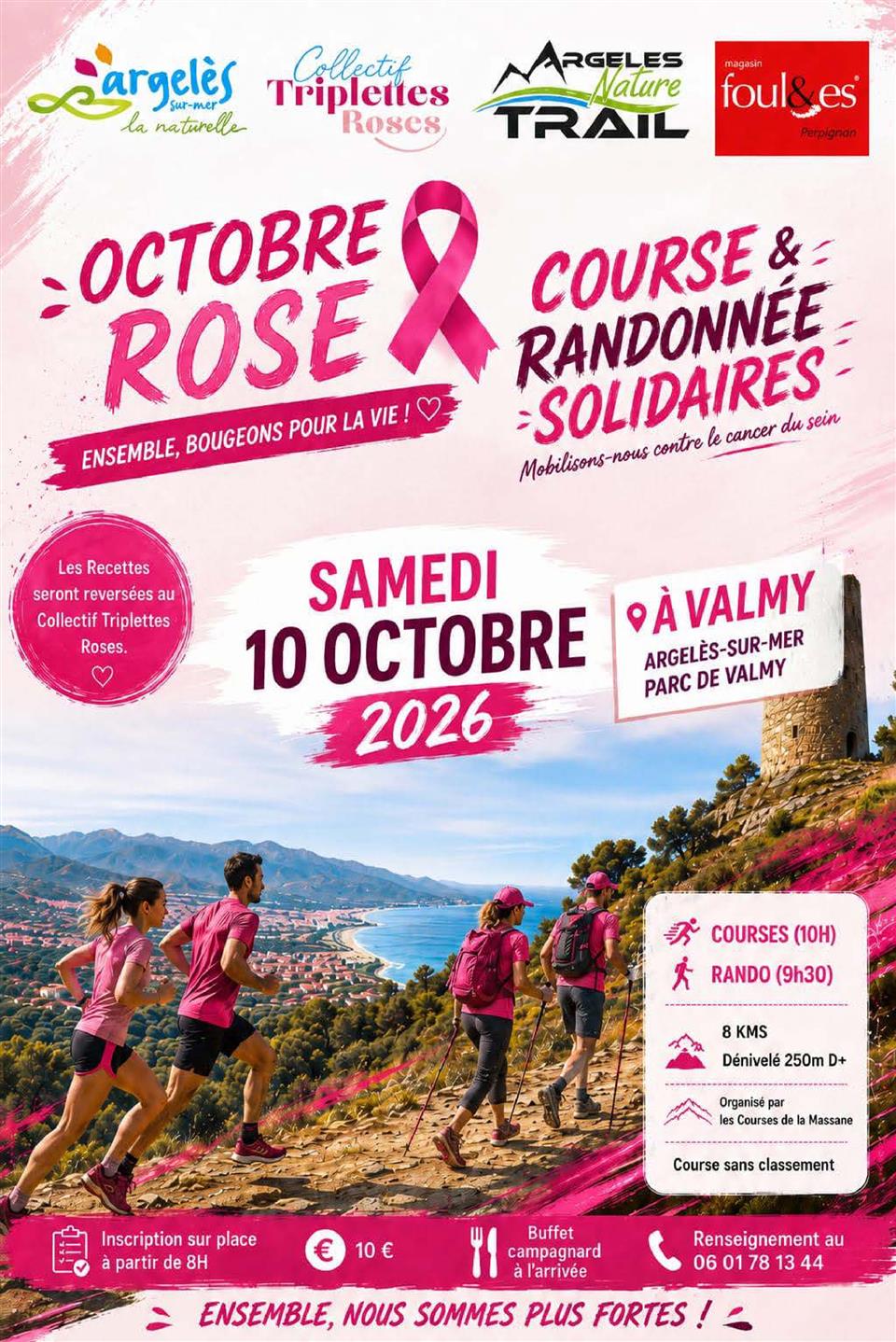 Octobre rose - course & randonnées solidaires