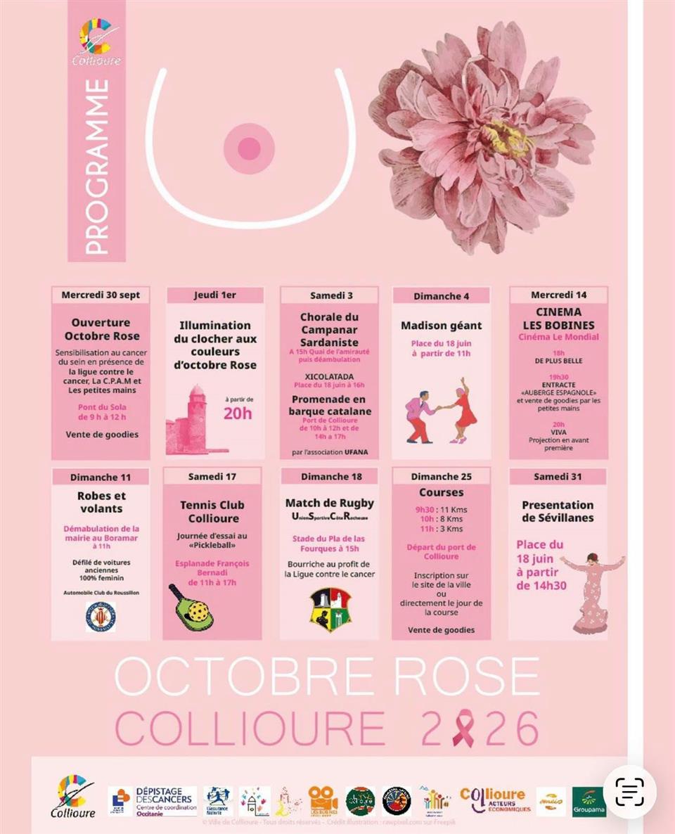 Octobre rose à Collioure: 11 octobre