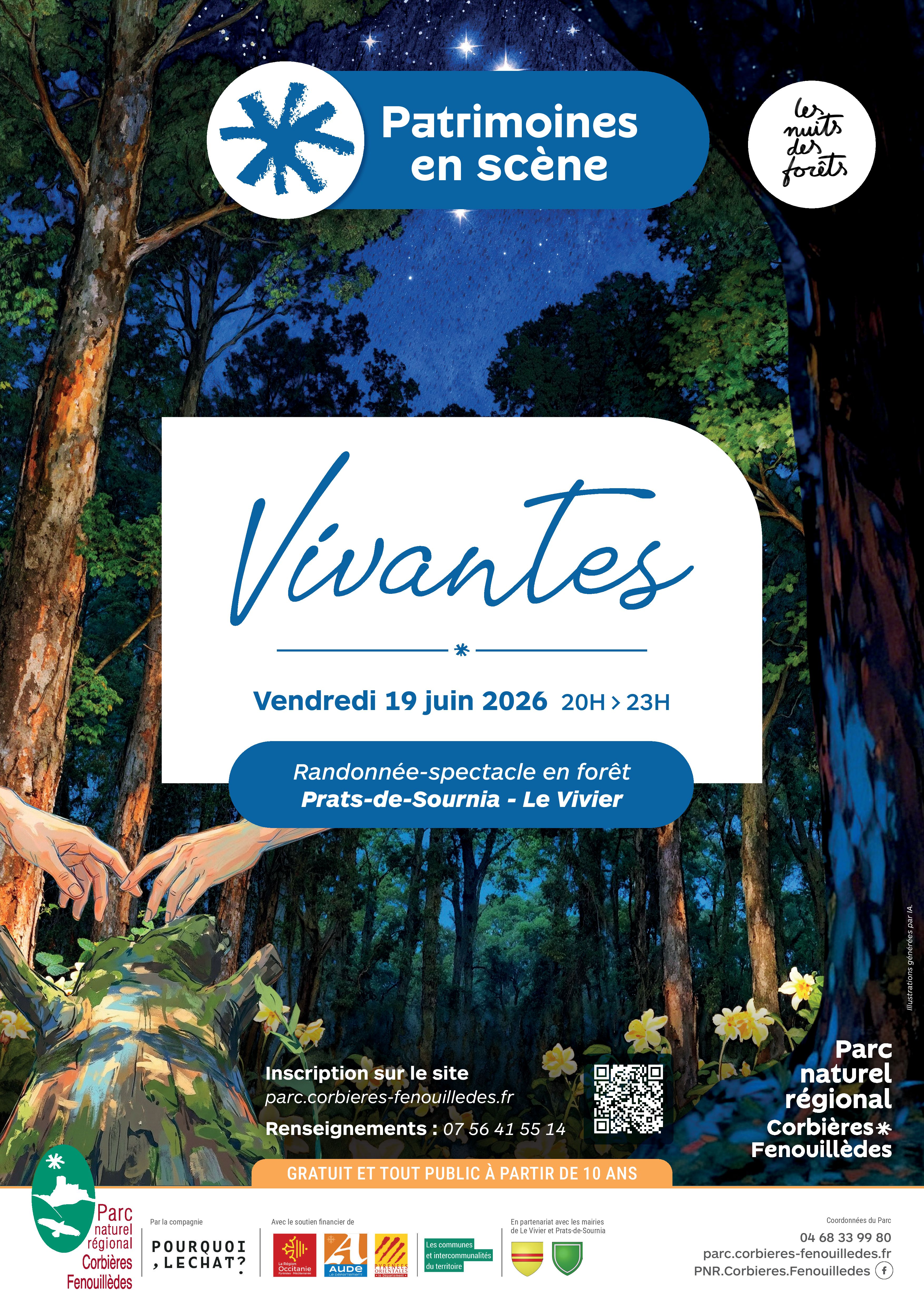 Vivantes - rando spectacle - Le Vivier