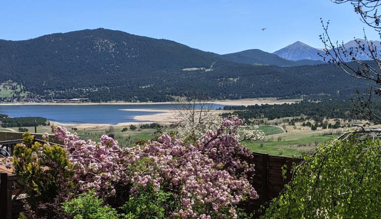 Petite Ourse-Vue depuis terrasse printemps