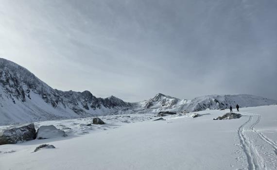 Pic de la Mine au fond