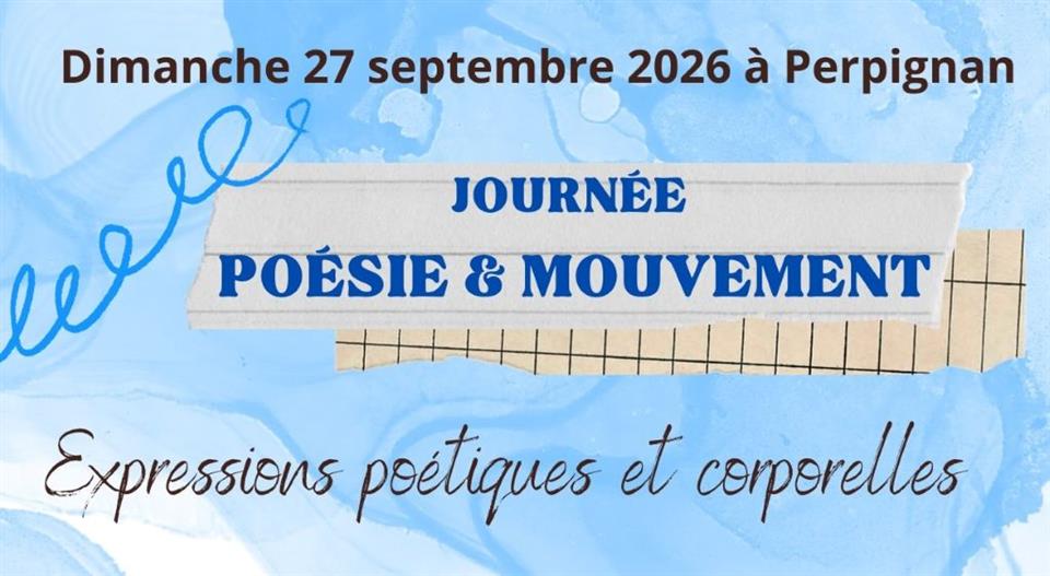 Atelier écriture « poésie & mouvement »
