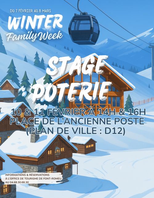 WINTER FAMILY WEEK – STAGE POTERIE