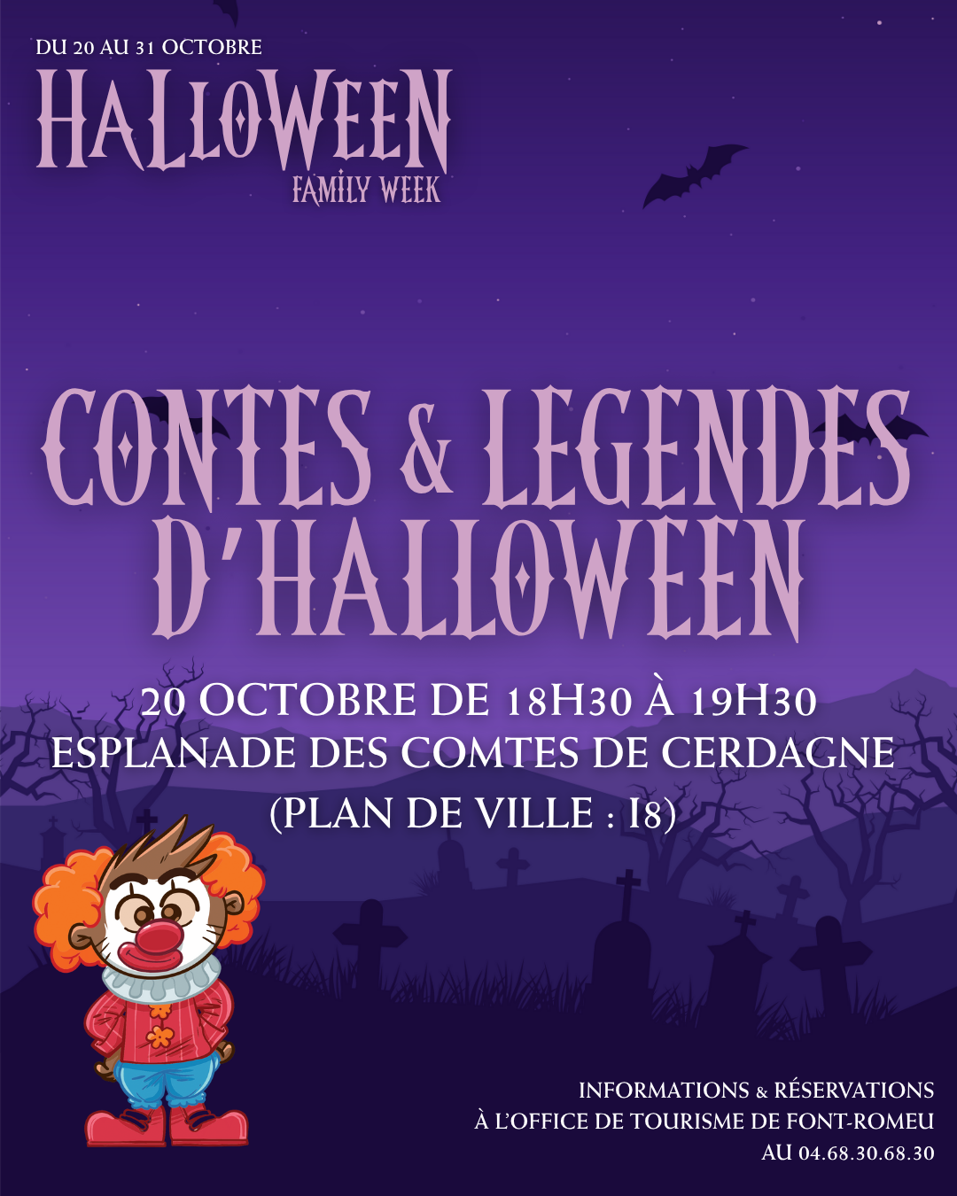 HALLOWEEN FAMILY WEEKS – CONTES ET LÉGENDES D’HALLOWEEN