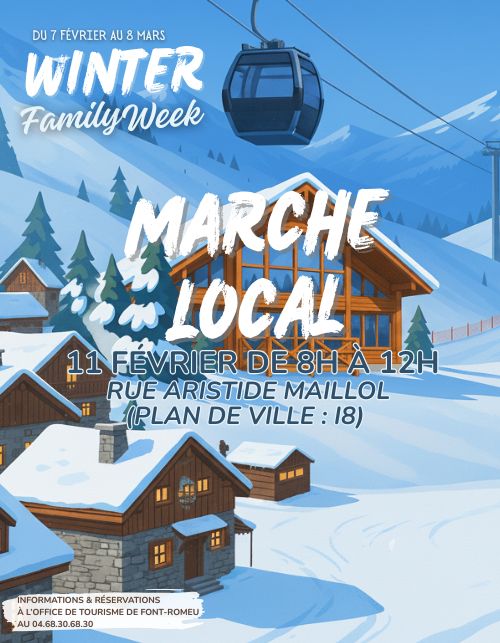 WINTER FAMILY WEEK – MARCHE LOCAL A FONT-ROMEU