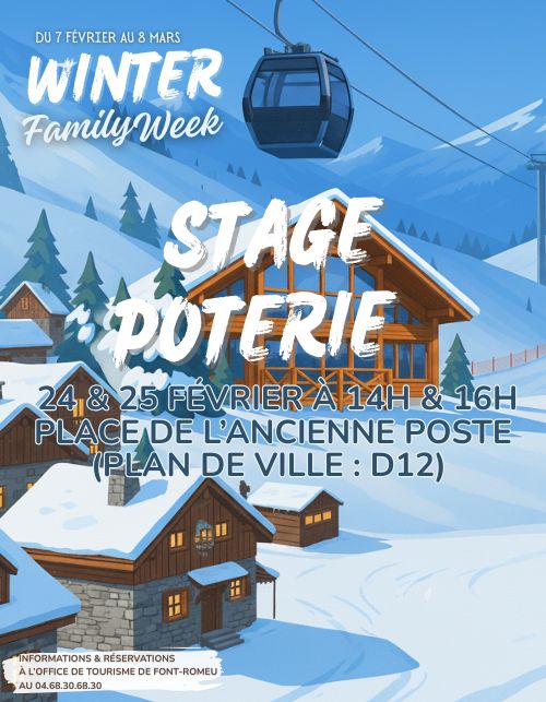 WINTER FAMILY WEEK - STAGE POTERIE-OT FONT-ROMEU