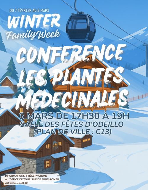 WINTER FAMILY WEEK – CONFÉRENCE : LES PLANTES MÉDICINALES