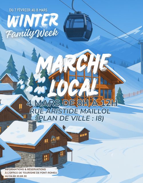 WINTER FAMILY WEEK - MARCHE LOCAL - 4 Mars-OT FONT-ROMEU