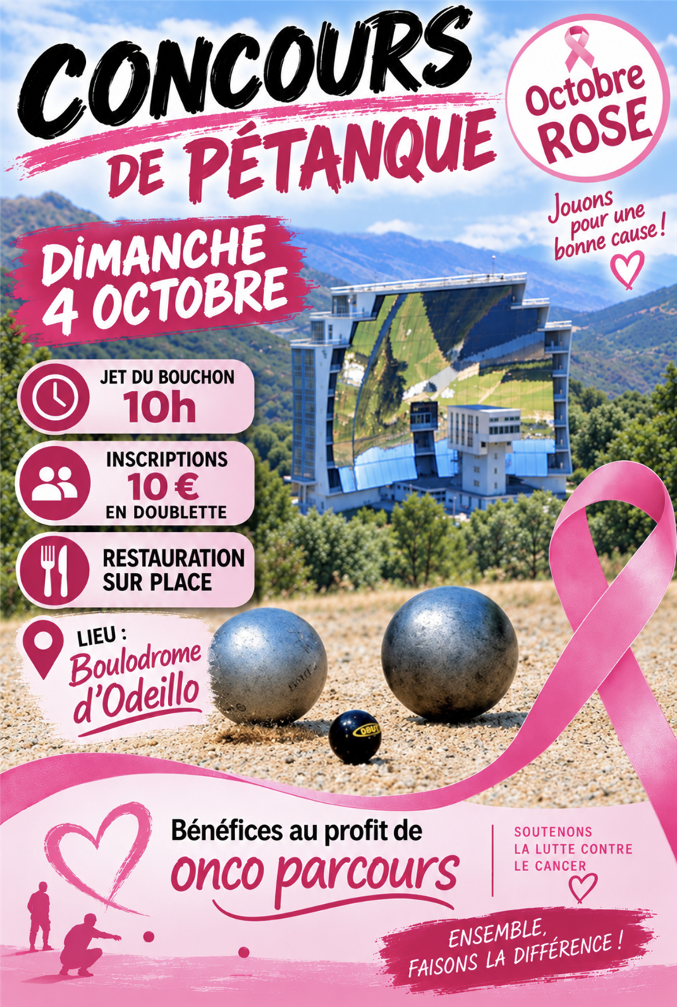 Concours de pétanque