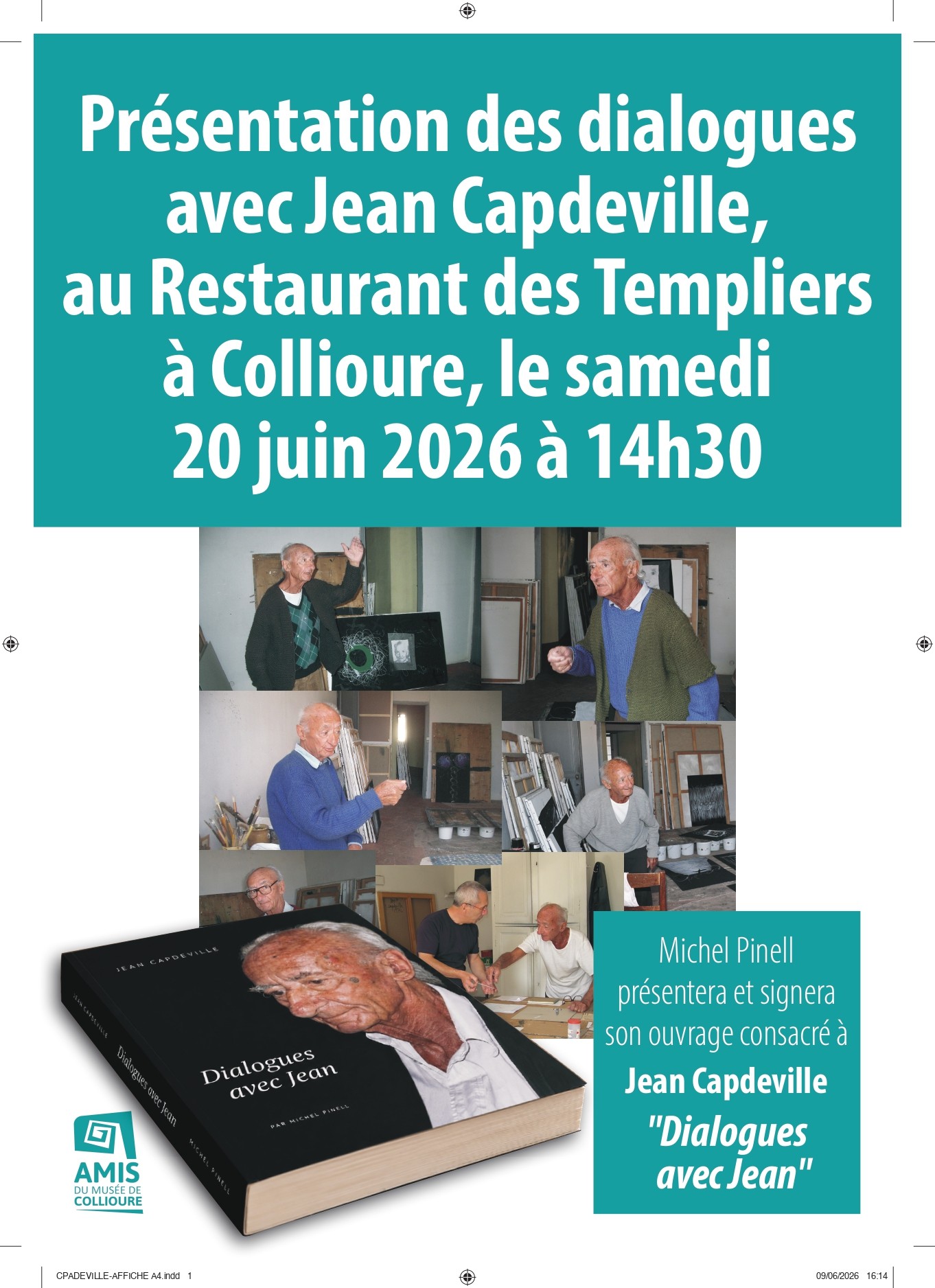 Présentation des "dialogues avec jean capdeville" de michel pinell