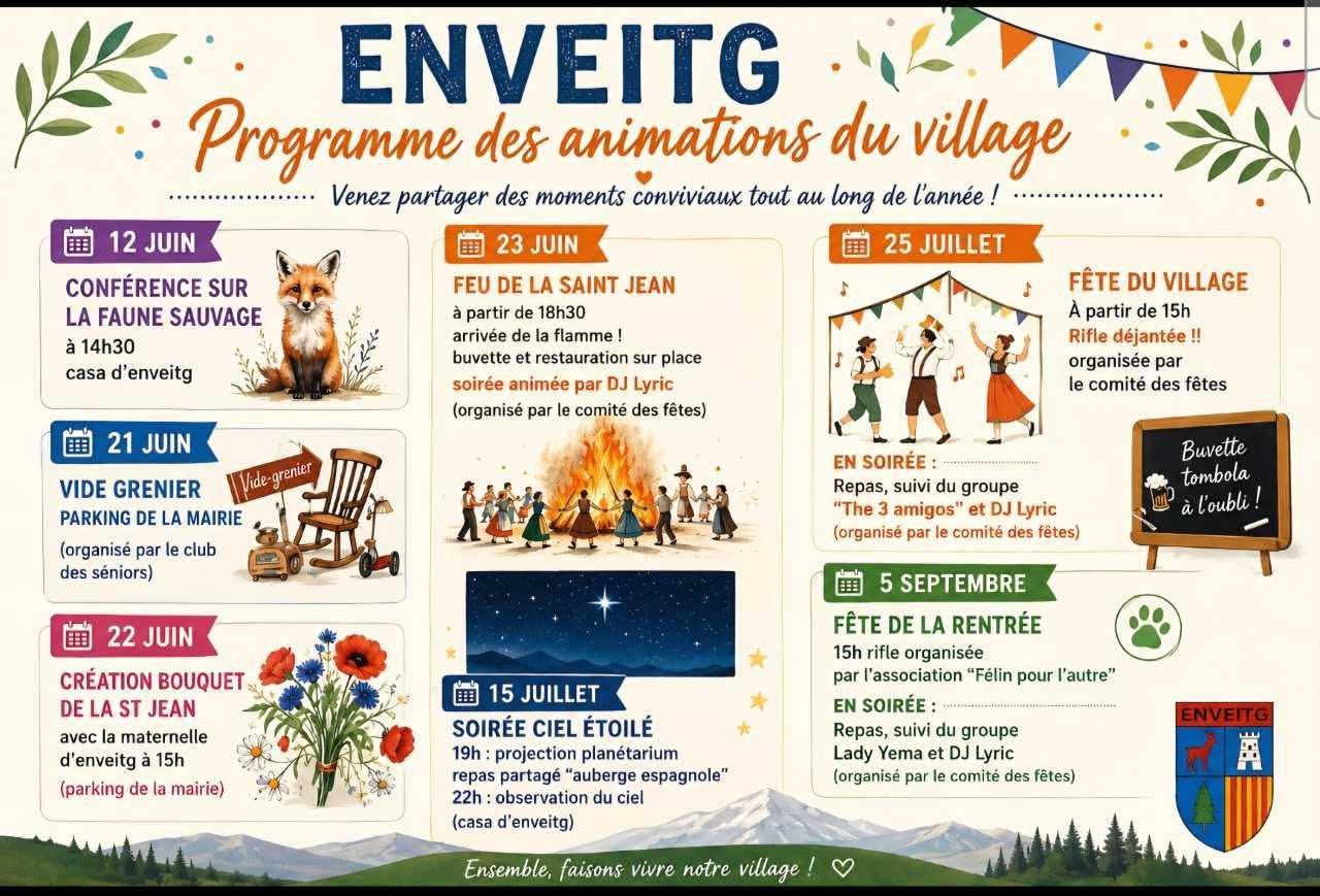 FÊTE DU VILLAGE – ENVEITG
