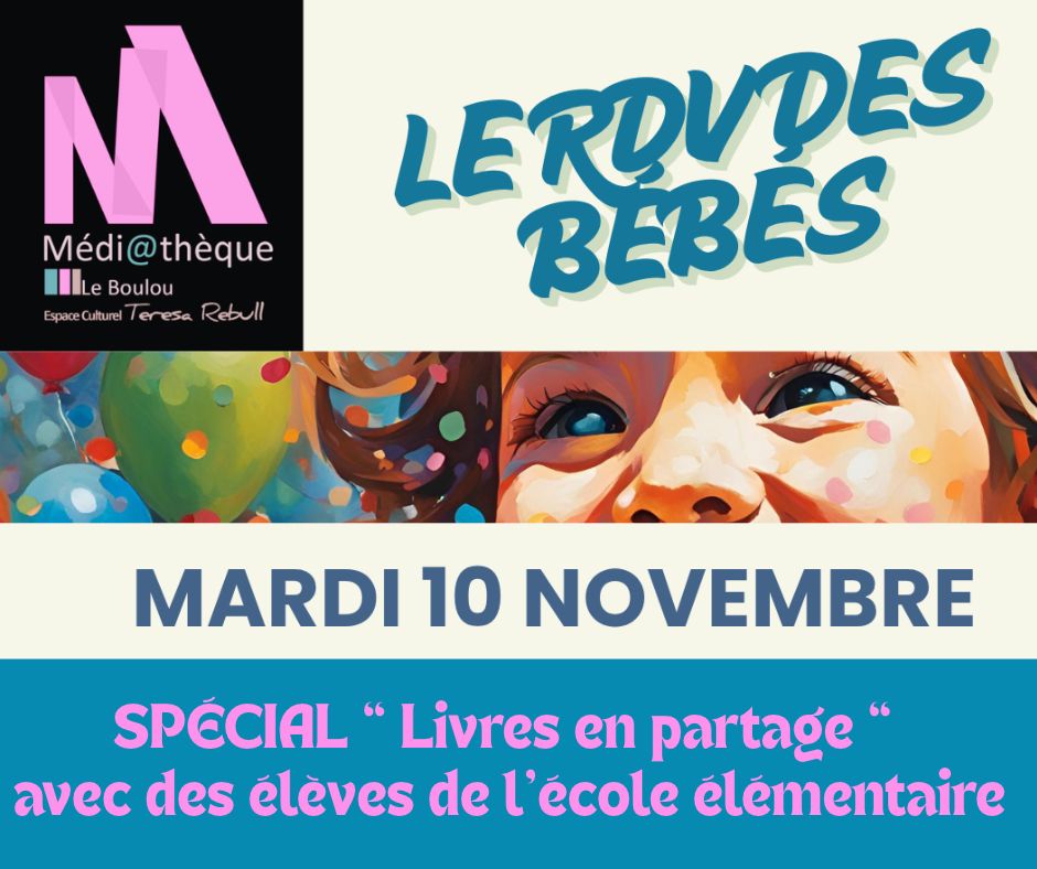 Le rdv des bébés les tout-petits et le monde des livres