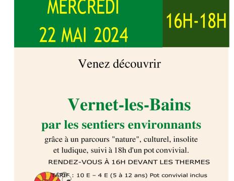 RALLYE DÉCOUVERTE : PARCOURS NATURE Le 22 mai 2024