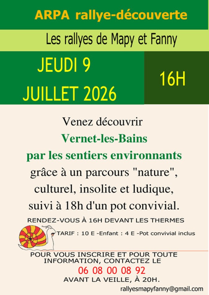 Rallye découverte : Vernet-les-Bains par les sentiers environnants