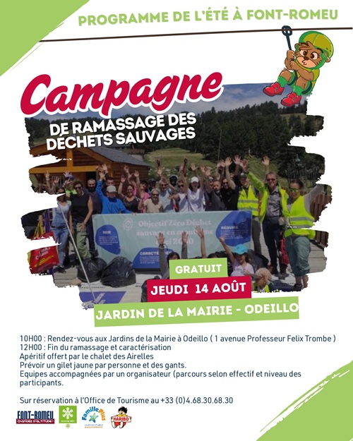 CAMPAGNE DE RAMASSAGE DES DÉCHETS SAUVAGES