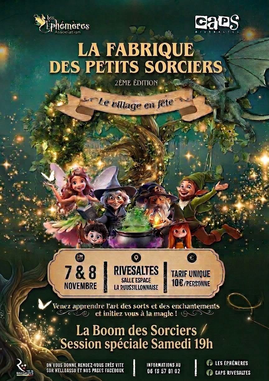 La fabrique des petits sorciers - 2ᵉ édition "le village en fête"