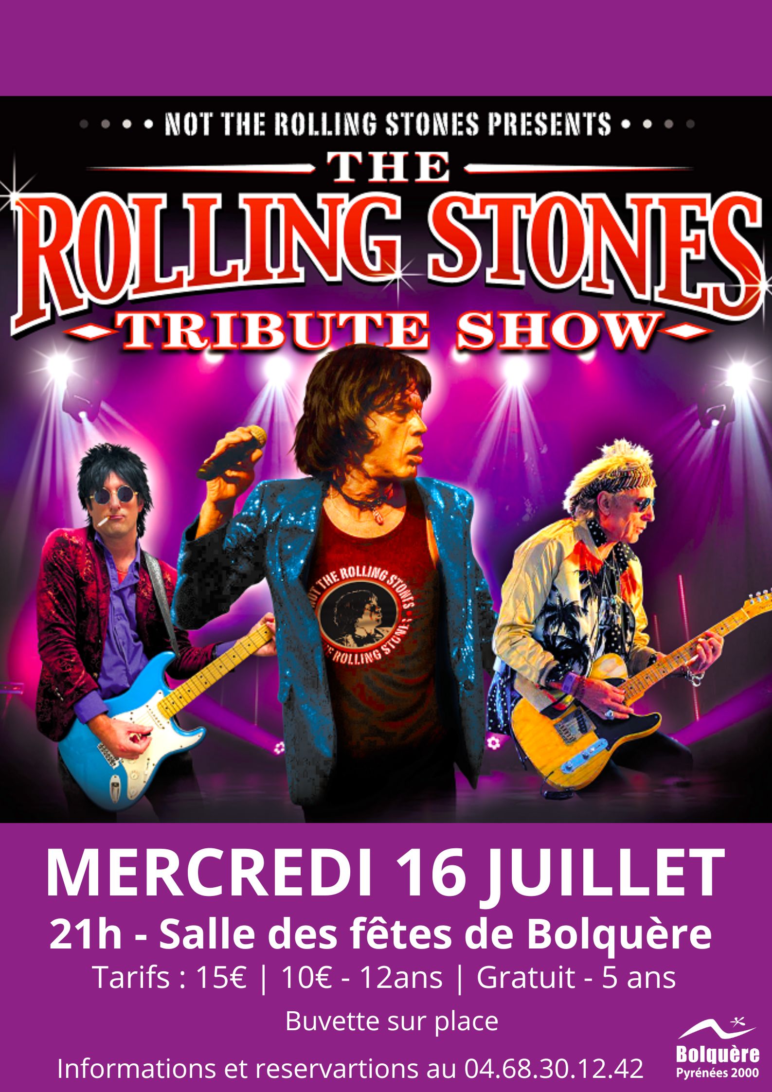 UN ÉTÉ EN MUSIQUES À BOLQUÈRE : TRIBUTE ROLLING STONES
