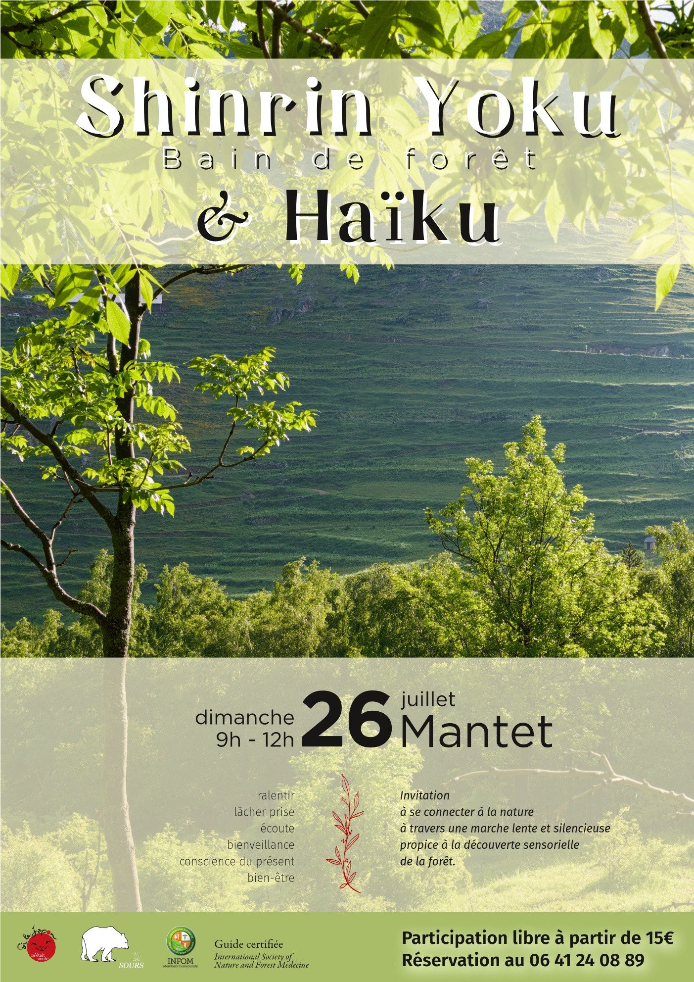 Shinrin yoku : Bain de forêt et haïku à Mantet