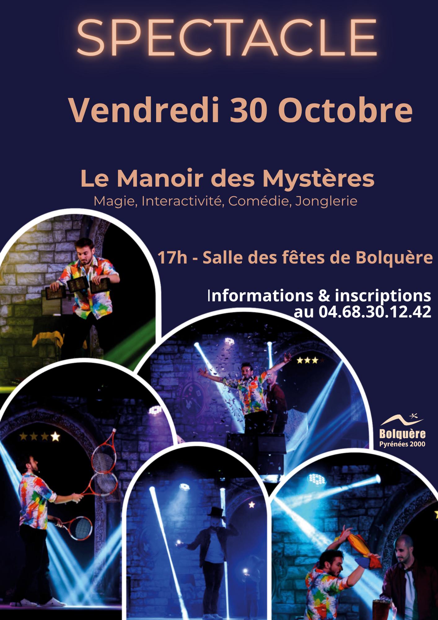 SPECTACLE LE MANOIR DES MYSTERES