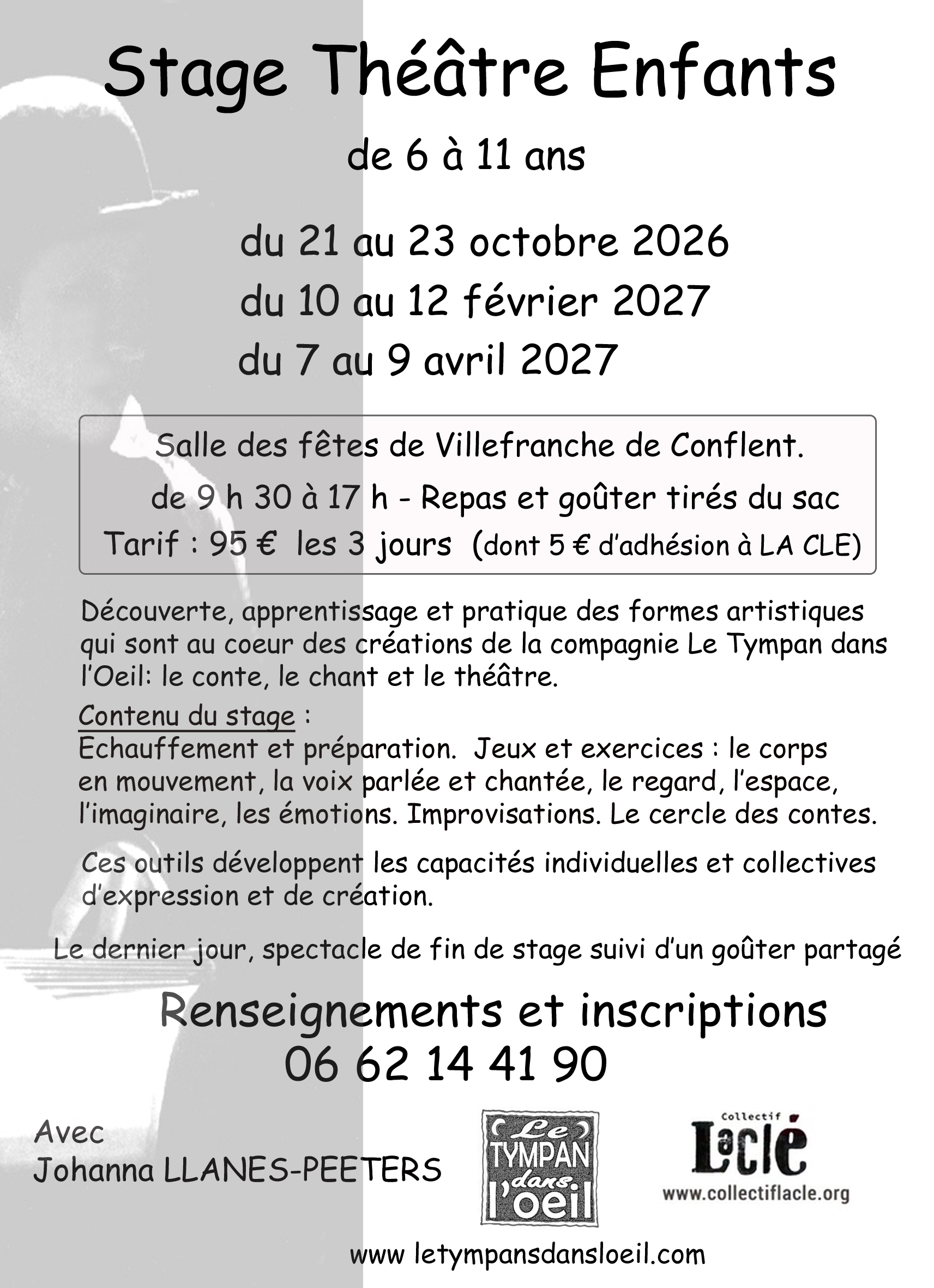 STAGE THÉÂTRE ENFANTS