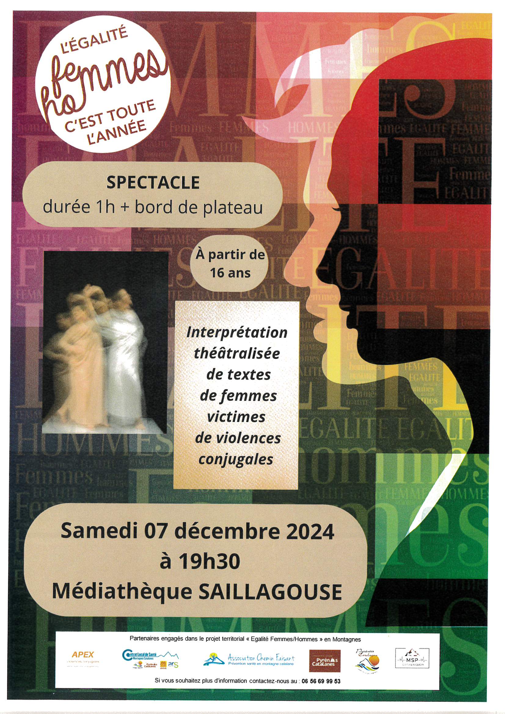 SPECTACLE THÉÂTRE – MÉDIATHÈQUE DE SAILLAGOUSE