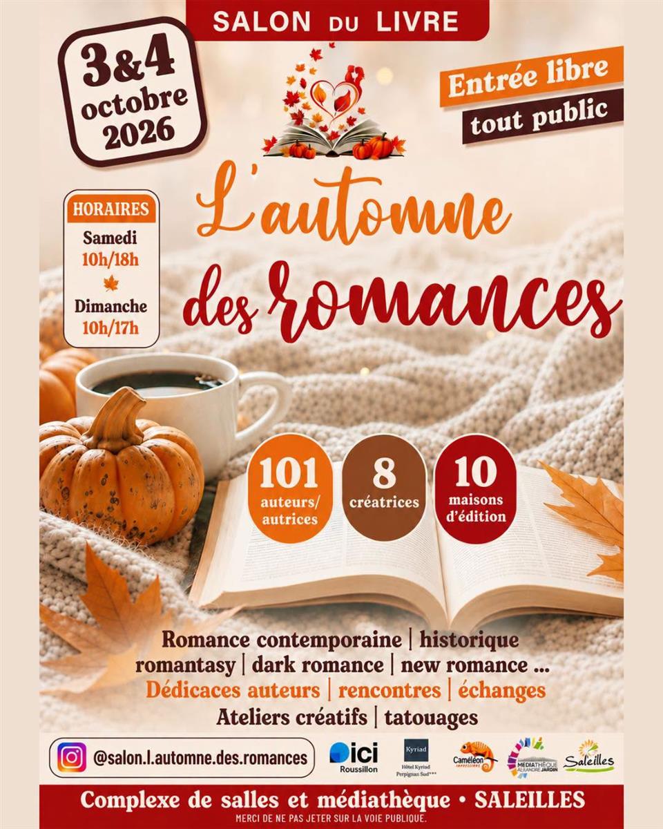 Salon du livre, l’automne des romances