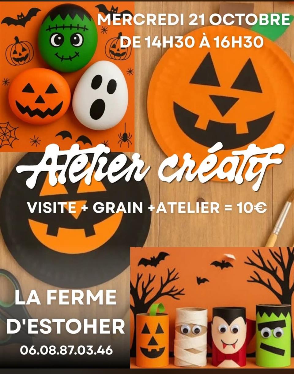 Atelier créatif à la ferme d’Estoher