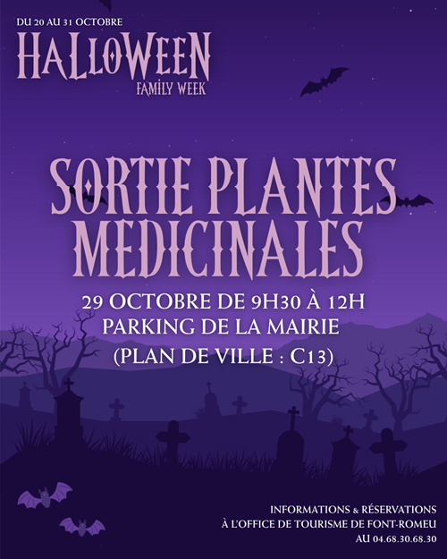 HALLOWEEN FAMILY WEEKS – SORTIE PLANTES MEDICINALES