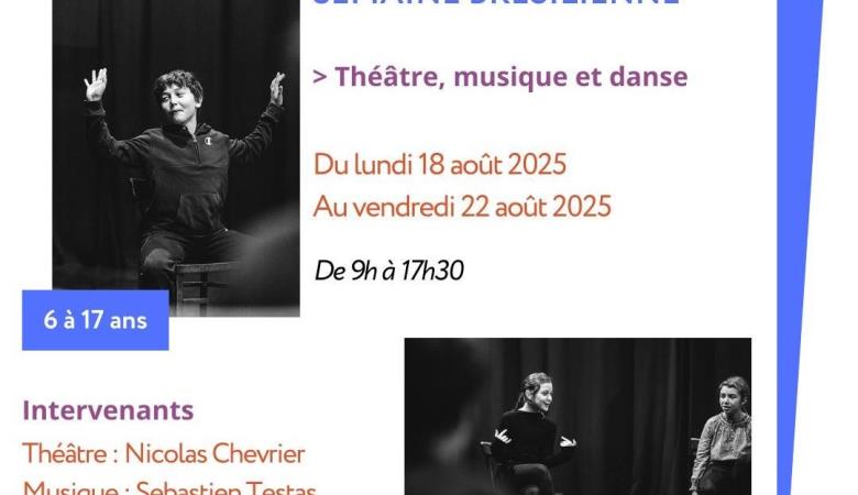 Stage Arts Croisés au TAC - Semaine Brésilienne - Été 2025