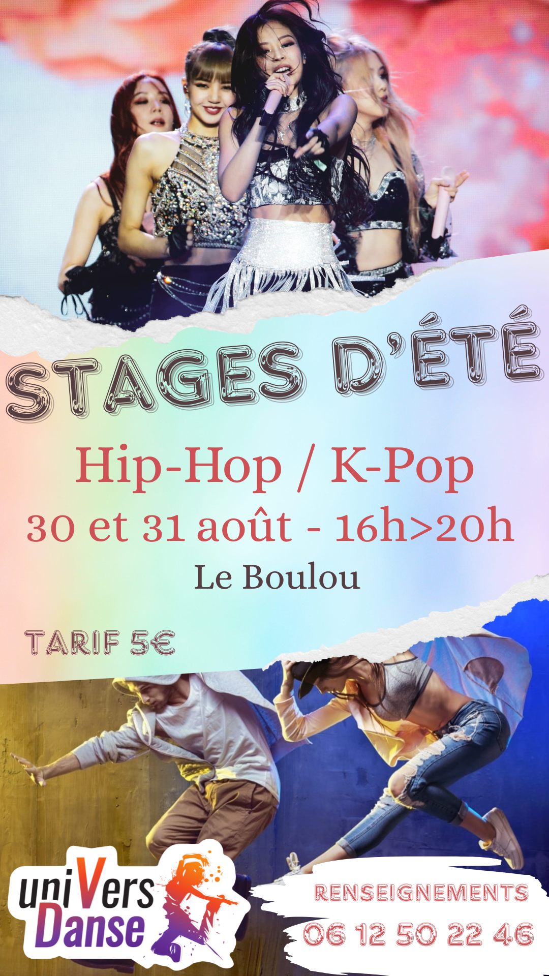 STAGES D’ÉTÉ HIP-HOP / K-POP