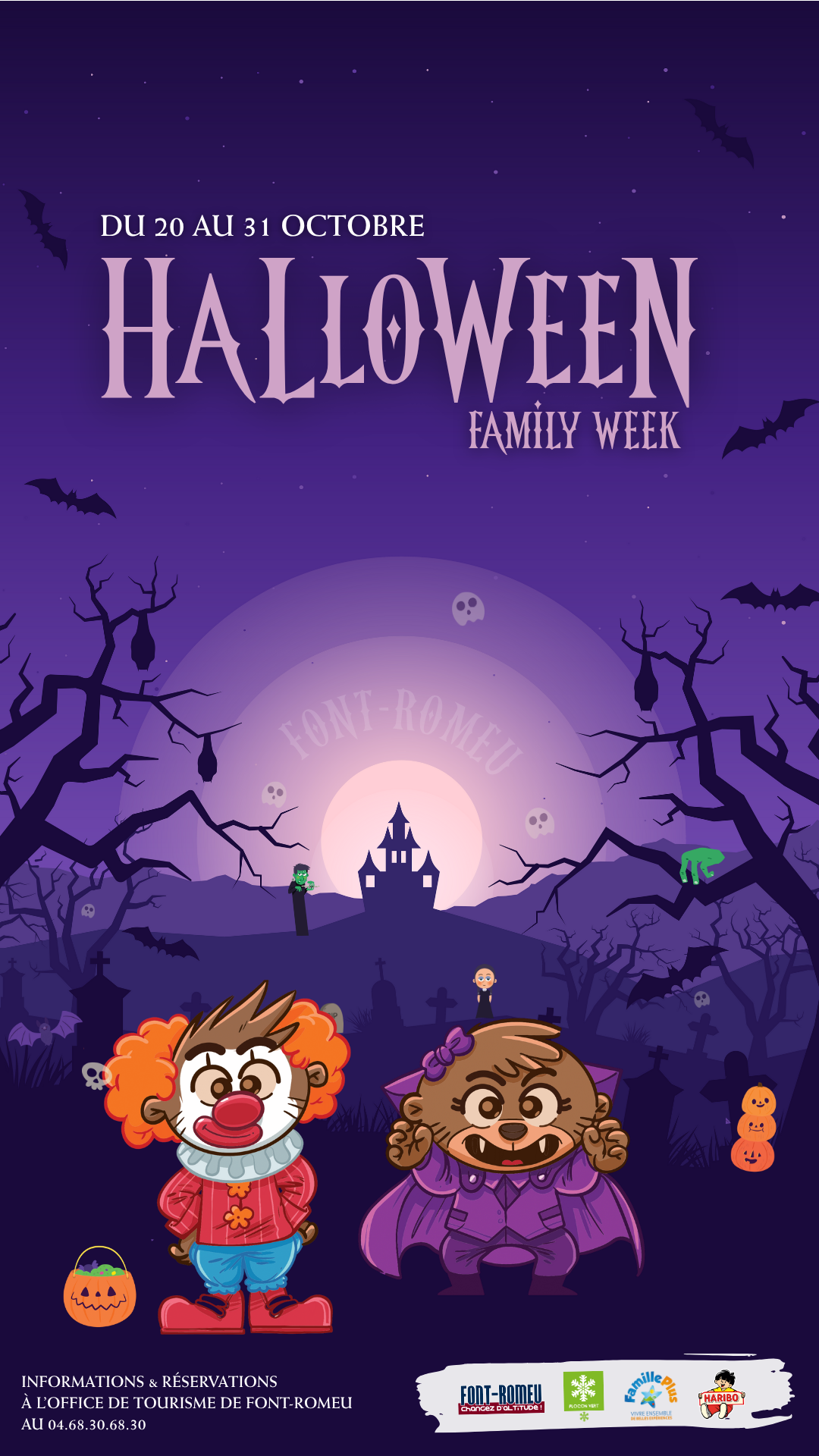 HALLOWEEN FAMILY WEEKS – AU COEUR DU CREPS – CNEA