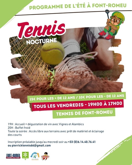 TENNIS EN NOCTURNE