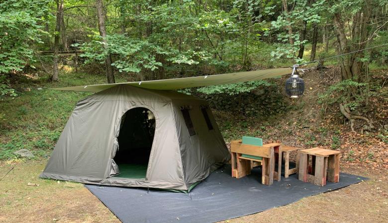 Tente BasiK camping Fontpédrouse