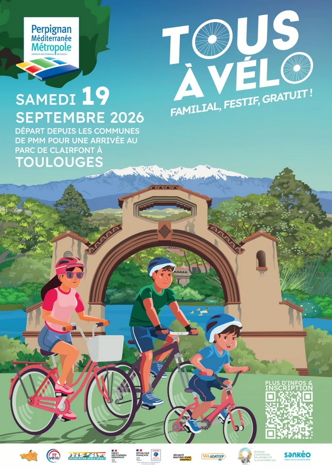 Tous à vélo, familial, festif à Toulouges