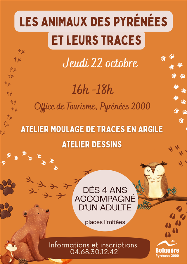 Atelier creatif: Animaux des pyrenees