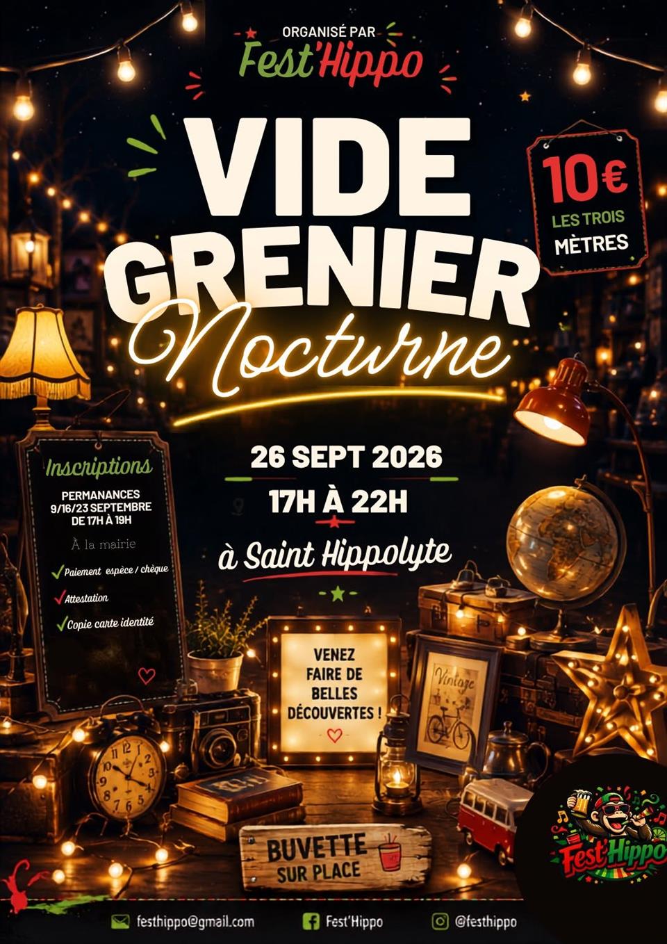 Vide grenier nocturne