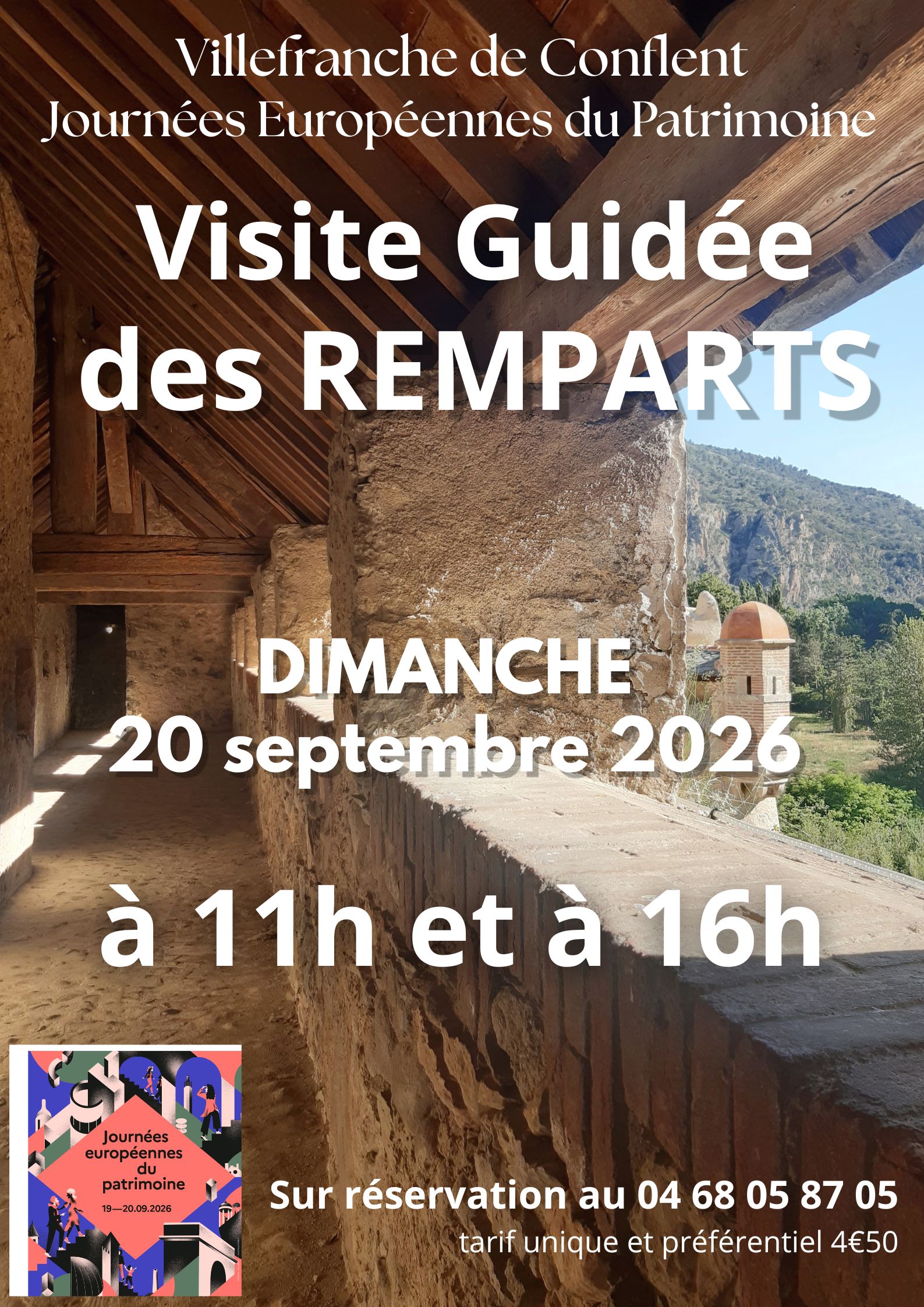 Visite Guidée Journées Européennes du Patrimoine-Mairie de Villefranche-de-Conflent