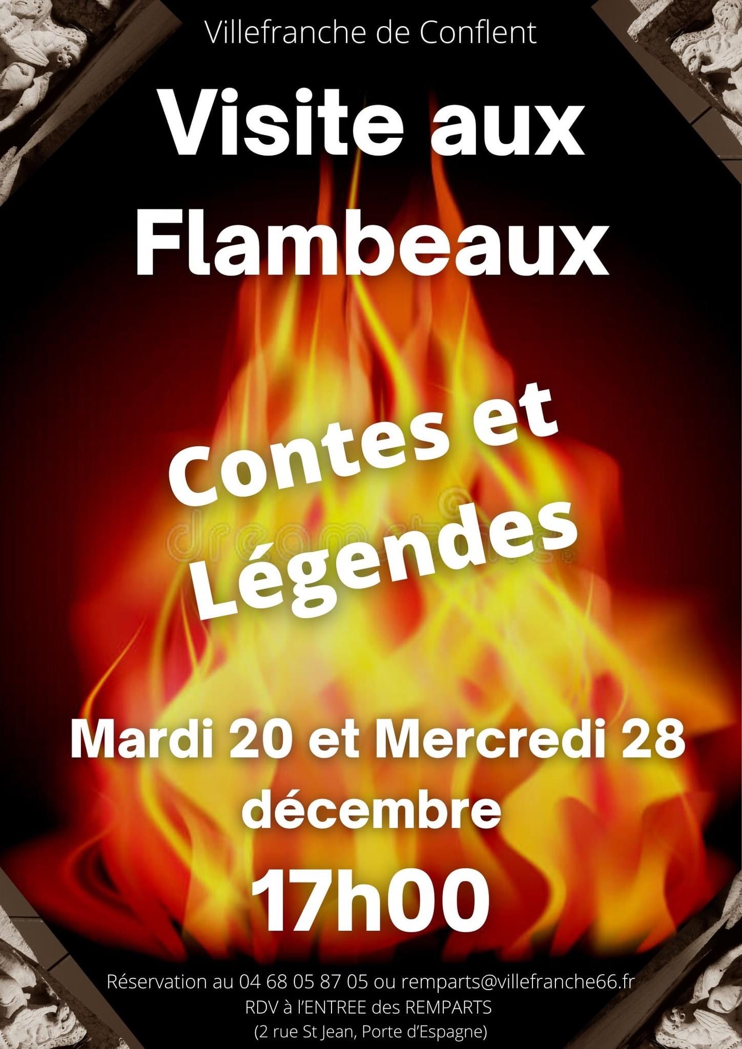 Visite flambeaux VDC-Villefranche-de-Conflent