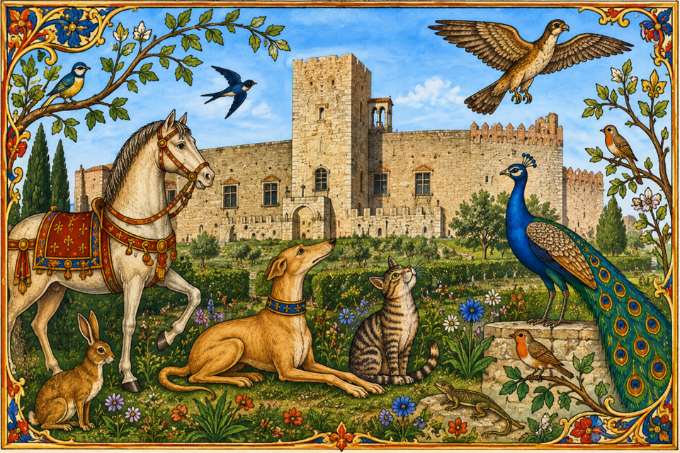 Bêtes de palais - palais des rois de majorque