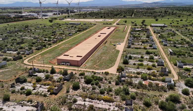 Vue aerienne - Camp de Rivesaltes - Hugues Argence