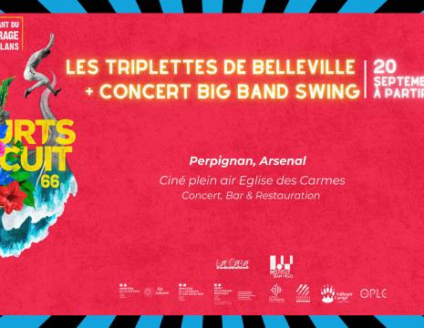 LES TRIPLETTES DE BELLEVILLE + CONCERT BIG BAND SWING Le 20 sept 2024