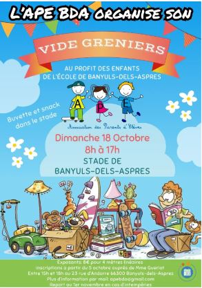 VIDE GRENIER À BANYULS DELS ASPRES