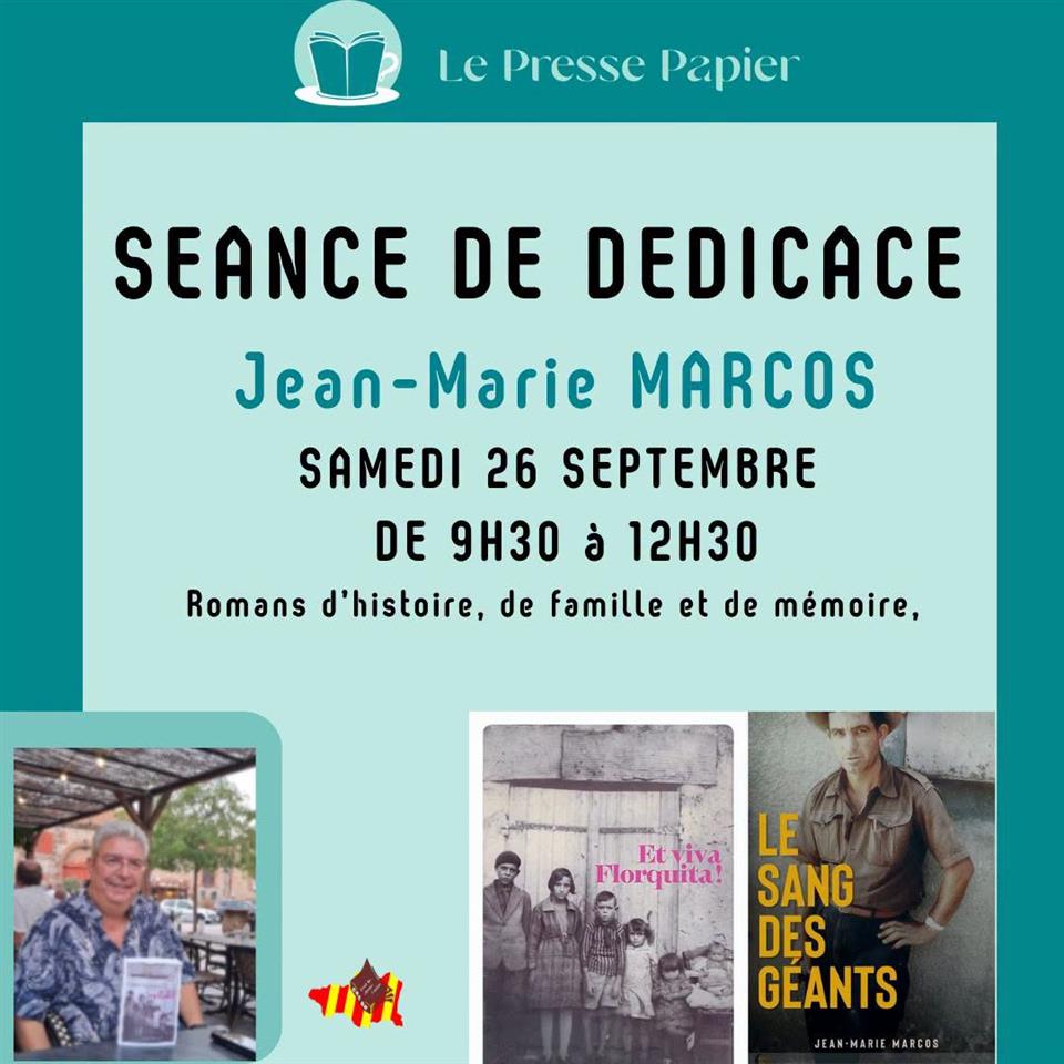 Dédicace jean-marie marcos