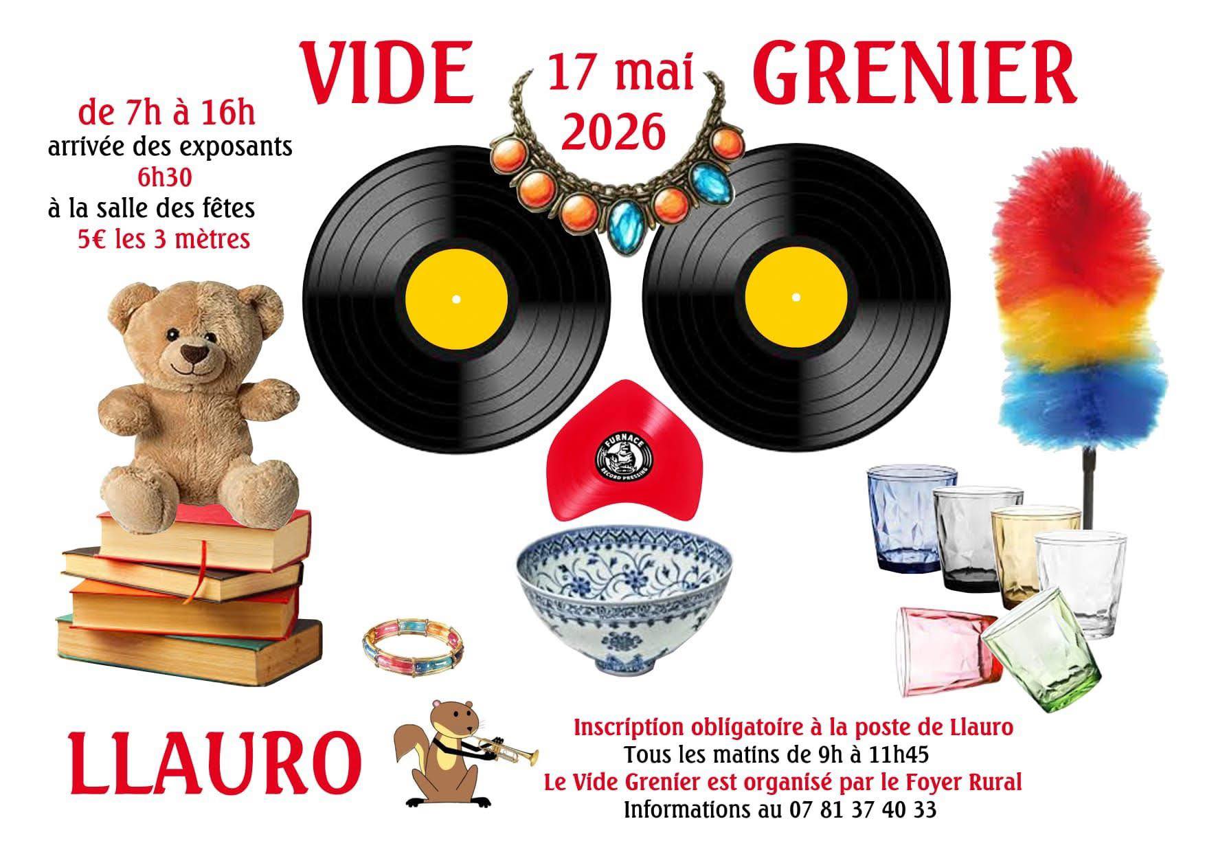 VIDE GRENIER À LLAURO