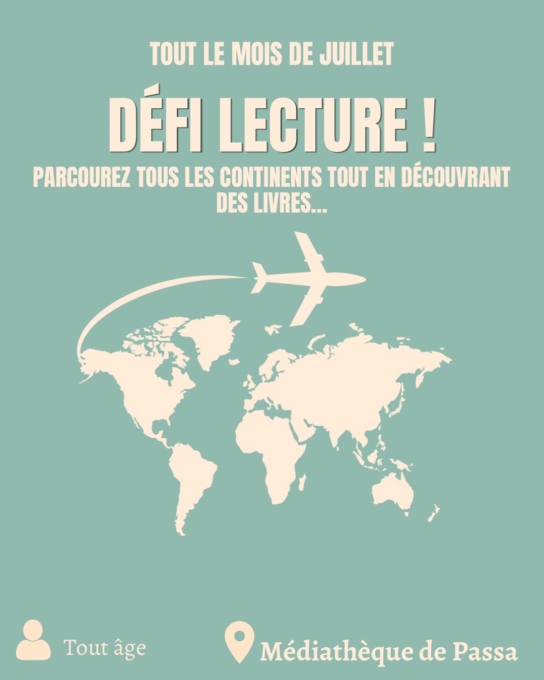 MÉDIATHÈQUE PASSA – DÉFI LECTURE