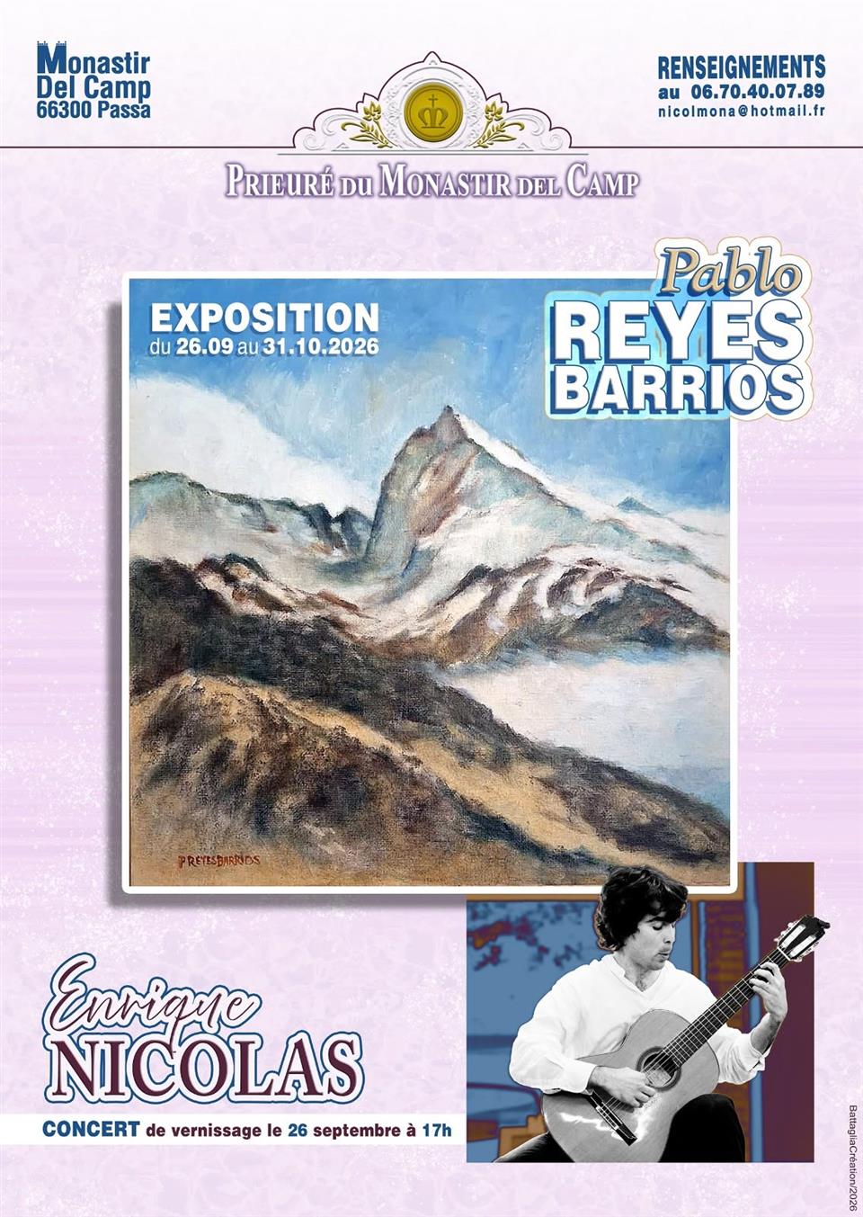 Monastir del camp - exposition pablo reyes barrios