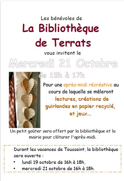 APRÈS-MIDI RÉCRÉATIVE
