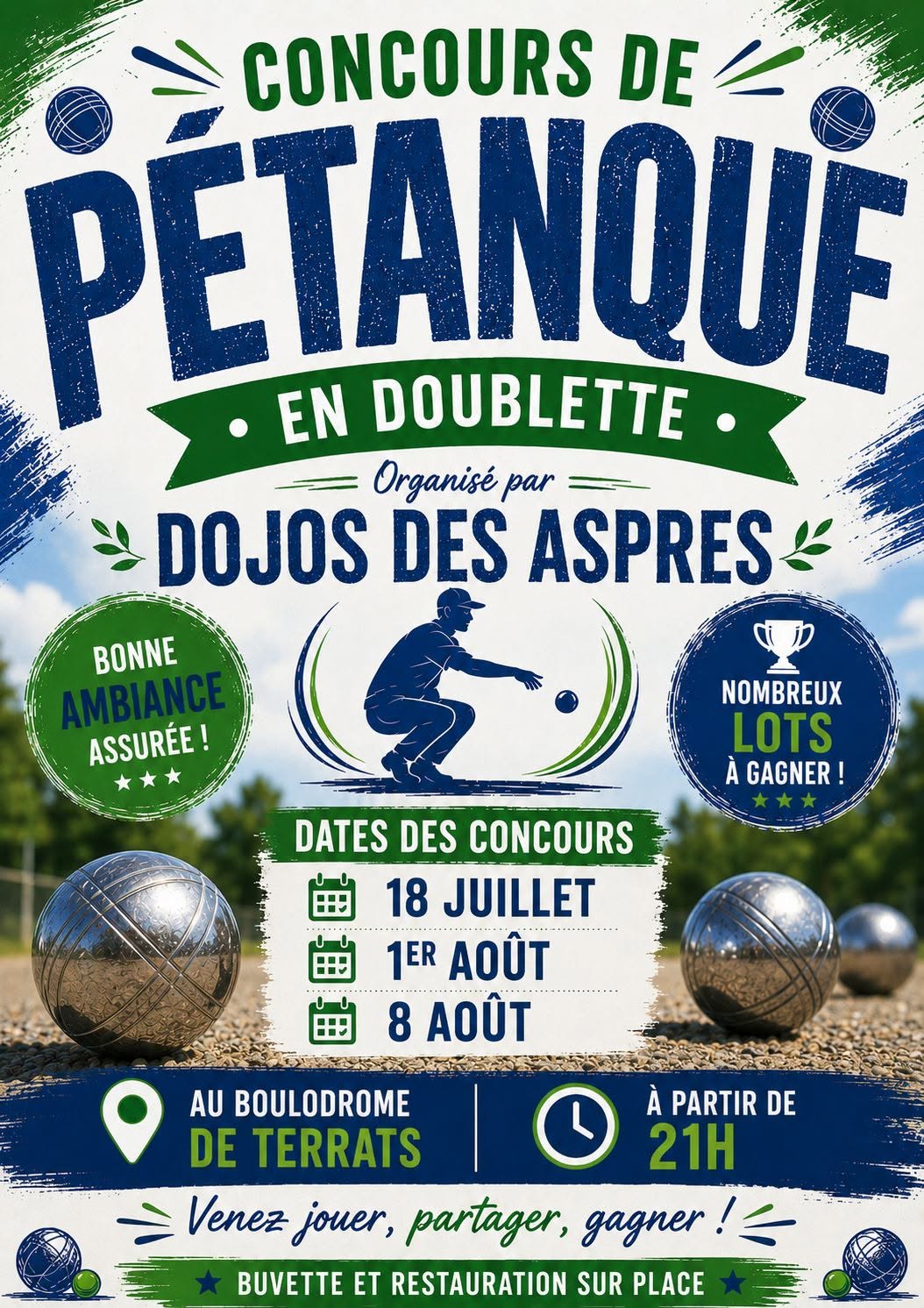 CONCOURS DE PÉTANQUE