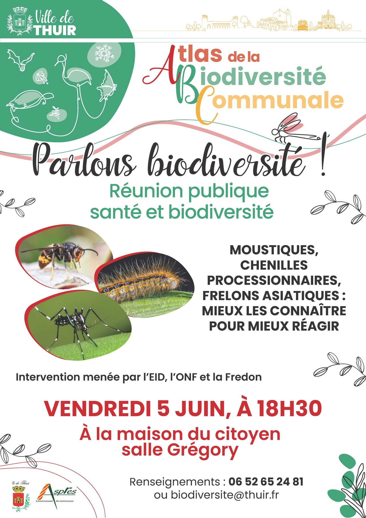 ATLAS DE LA BIODIVERSITÉ COMMUNALE – RÉUNION PUBLIQUE
