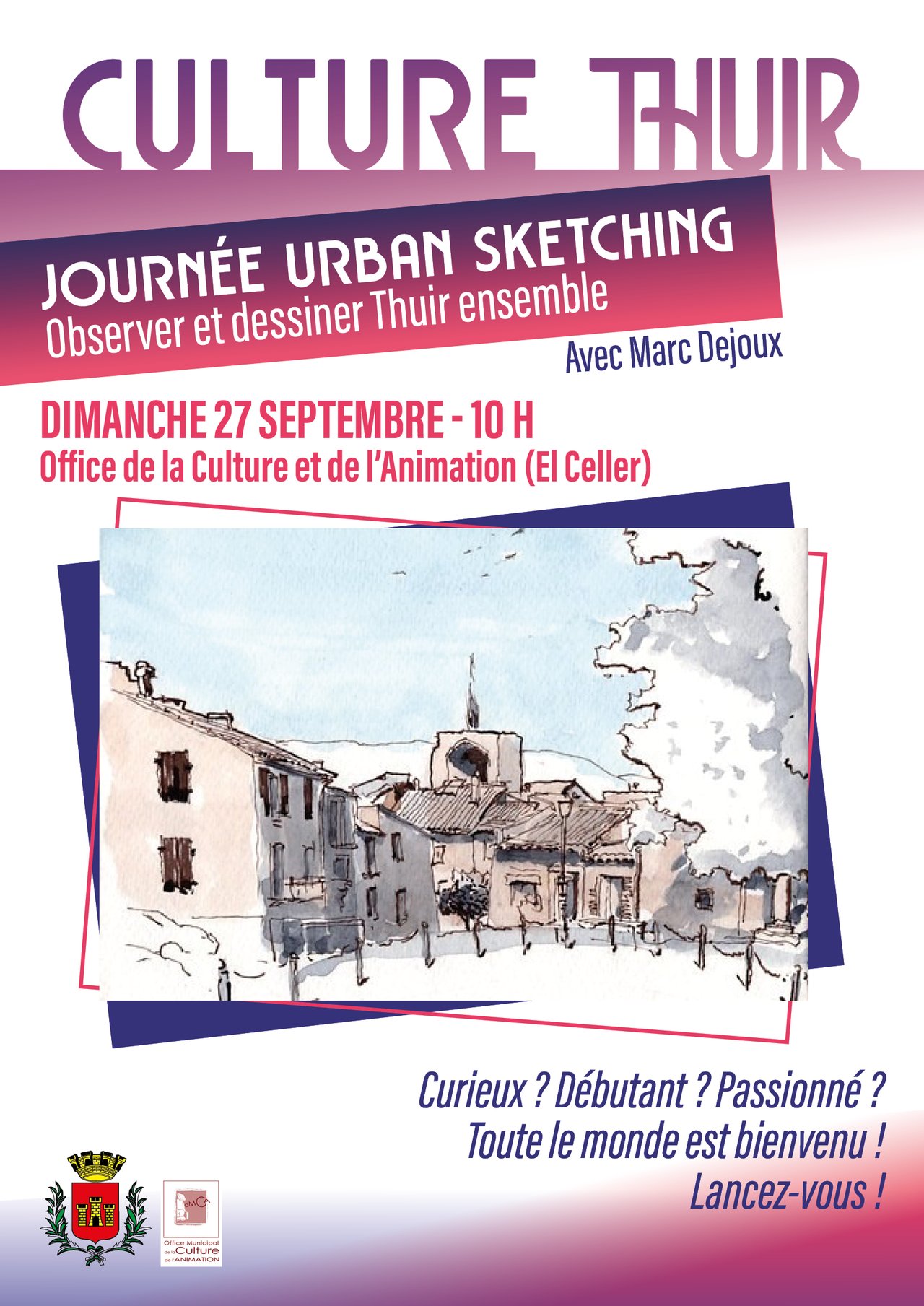 DESSINER LA VILLE DE THUIR
